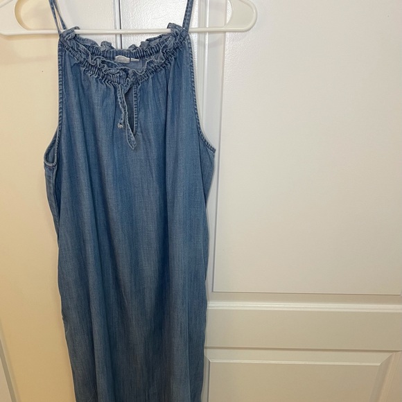 GAP Dresses & Skirts - Rare Gap Soft Chambray Denim Maxi Dress XL